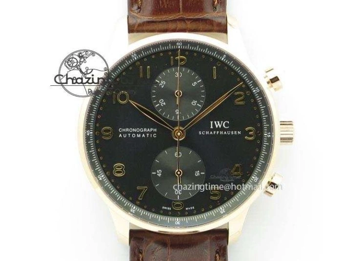 MIROTIME 0316 ZeroBulk Portuguese Real PR IW500715 SS AZF 1:1 Best Edition White Blue Dial on Blue Leather Strap A 7034